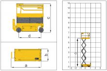 XCMG Official 6m Scissors Aerial Work Platform GTJZ0607E (Euro Stage V) for sale